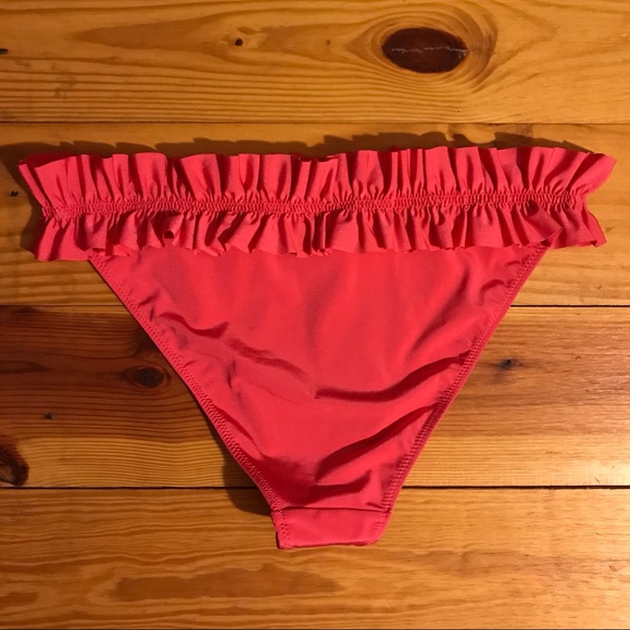 H&M Coral Ruffle Bikini Bottom, NWT, 8 - Picture 7 of 8